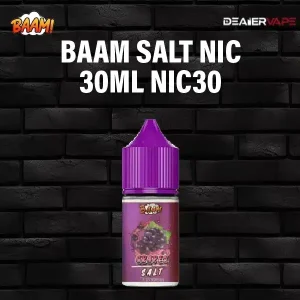 baam salt nic 30ml nic30 grapes