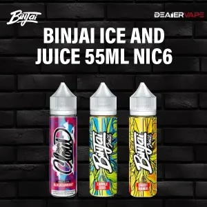 binjai ice and juice 55ml nic6
