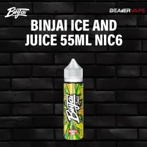 binjai ice and juice 55ml nic6 mango lime