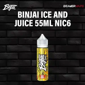 binjai ice and juice 55ml nic6 sweet mango