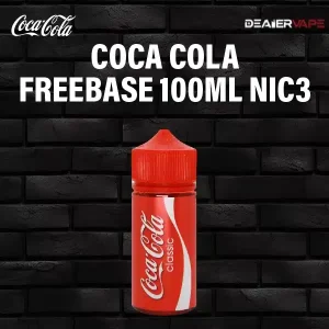 coca cola freebase 100ml nic3 classic