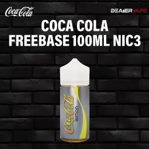 coca cola freebase 100ml nic3 lemon