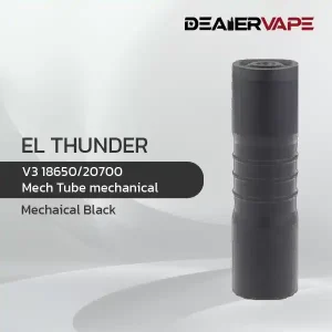 el thunder v3 18650 20700 mech tube mechanical mechanical black new