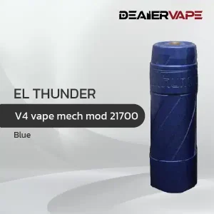 el thunder v4 vape mech mod 21700 blue new
