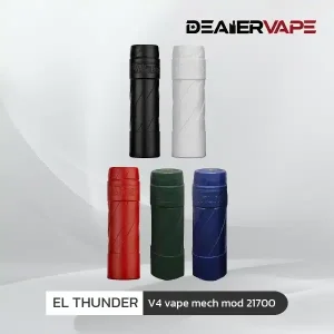 el thunder v4 vape mech mod 21700 set new