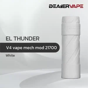 el thunder v4 vape mech mod 21700 white new