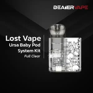 lost vape ursa baby pod system kit full clear