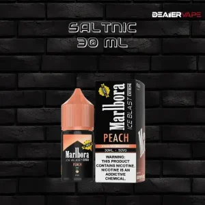 น้ำยาซอลนิค marlbora 30ml กลิ่นพีช รสชาติดีดีที่คุณตามหา