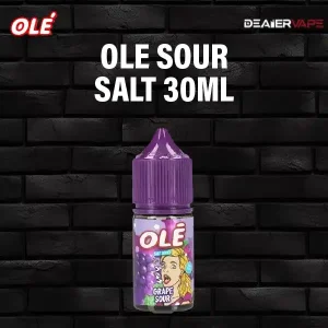 ole sour salt 30ml grape sour