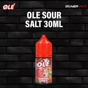 ole sour salt 30ml strawberry sour