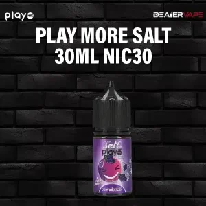 play more salt 30ml nic30 grape