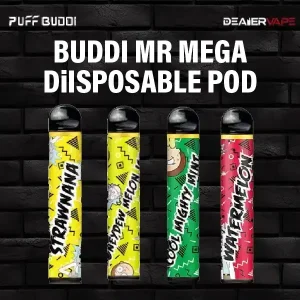 puff buddi mr mega disposable 2200 puffs
