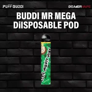 พอตใช้แล้วทิ้ง buddi mr mega กลิ่น มิ้น ราคาถูก เย็นสดชื่น ซ่าสะใจ ให้ความรู้สึกผ่อนคลาย