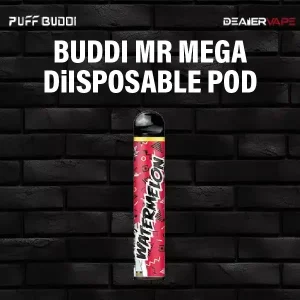 พอตใช้แล้วทิ้ง buddi mr mega กลิ่น แตงโม รสชาติเป็นอย่างไร หอมหวานสดชื่น เย็นฉ่ำ