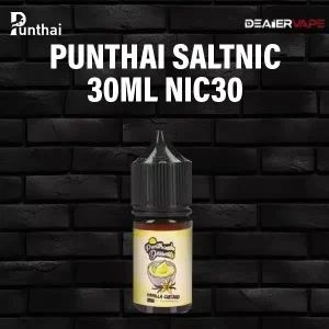 punthai saltnic 30ml nic30 vanilla custard