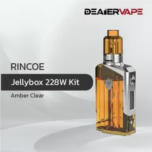 rincoe jellybox 228w kit amber clear new