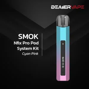 smok nfix pro pod system kit cyan pink