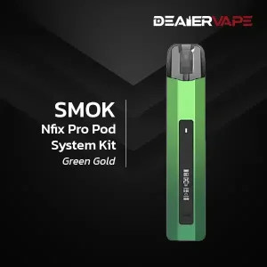 smok nfix pro pod system kit green gold