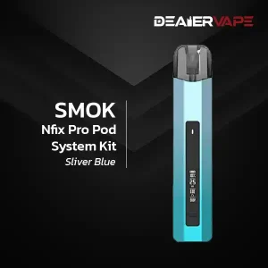 smok nfix pro pod system kit sliver blue