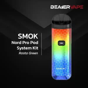 smok nord pro pod system kit rasta green