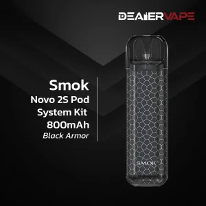 smok novo 2s pod system kit 800mah black armor