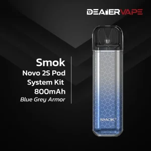 smok novo 2s pod system kit 800mah blue grey armor