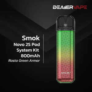 smok novo 2s pod system kit 800mah rasta green armor