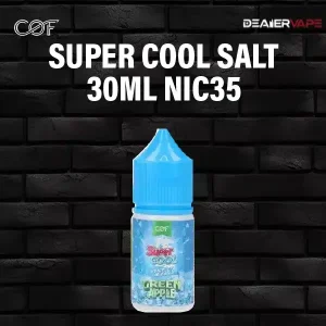 super cool salt 30ml nic35 green apple
