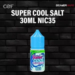 super cool salt 30ml nic35 white polo