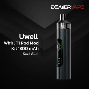 uwell whirl t1 pod mod kit 1300 mah dark blue