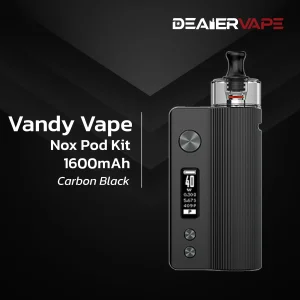 vandy vape nox pod kit 1600mah carbon black