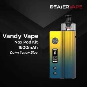 vandy vape nox pod kit 1600mah dawn yellow blue