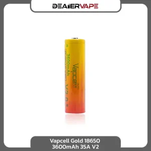 vapcell gold 18650 3600mah 35a v2