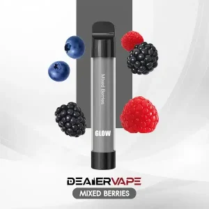 พอตใช้แล้วทิ้ง vapeman glow กลิ่น มิกเบอร์รี่ ยกกล่อง หอมหวานอมเปรี้ยว สดชื่น