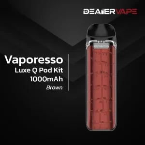 vaporesso luxe q pod kit 1000mah brown