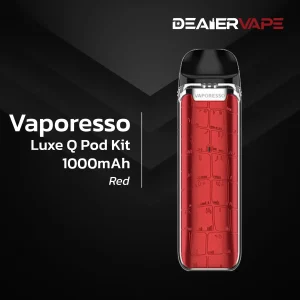 vaporesso luxe q pod kit 1000mah red