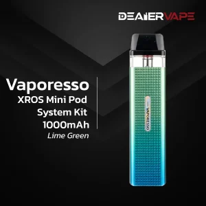 vaporesso xros mini pod system kit 1000mah lime green