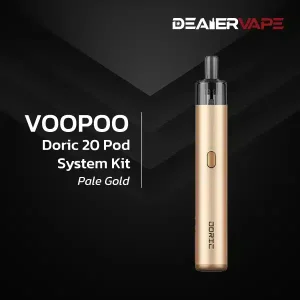 voopoo doric 20 pod system kit pale gold