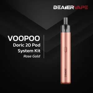 voopoo doric 20 pod system kit rose gold