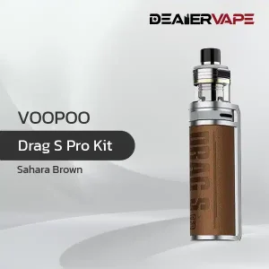 voopoo drag s pro kit sahara brown