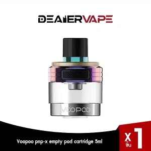 voopoo pnp-x empty pod cartridge 5ml rainbow