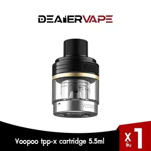 voopoo tpp x cartridge 5.5ml black