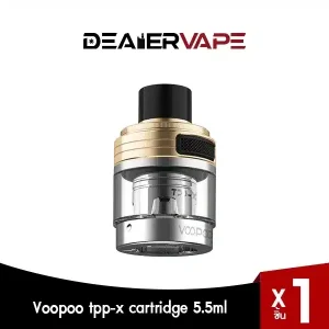 voopoo tpp x cartridge 5.5ml gold