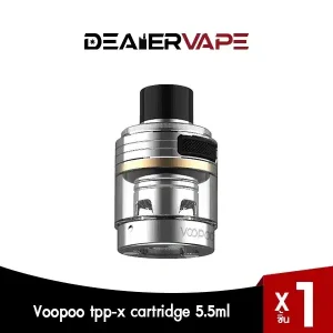 voopoo tpp x cartridge 5.5ml stainless steel