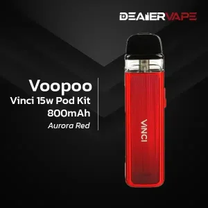 voopoo vinci 15w pod kit 800mah aurora red