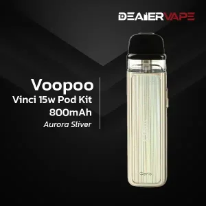 voopoo vinci 15w pod kit 800mah aurora sliver