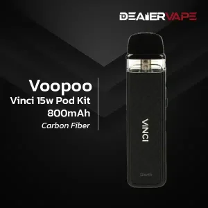 voopoo vinci 15w pod kit 800mah carbon fiber black