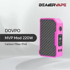 dovpo mvp mod 220w carbon fiber pink new