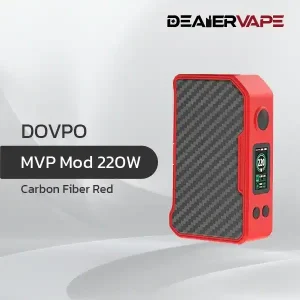 dovpo mvp mod 220w carbon fiber red new