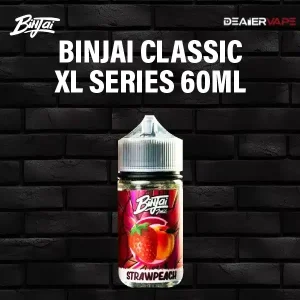 binjai classic xl series 60ml strawpeach
